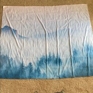 Mountain range wall tapestry from Society 6